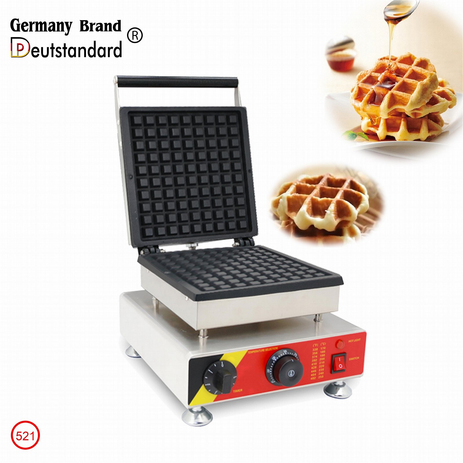 New product grid waffle machine waffle maker with CE 3