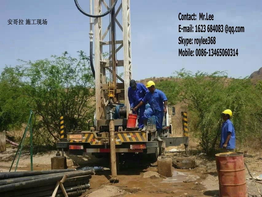 500-600truck mounted water well drilling rig  2