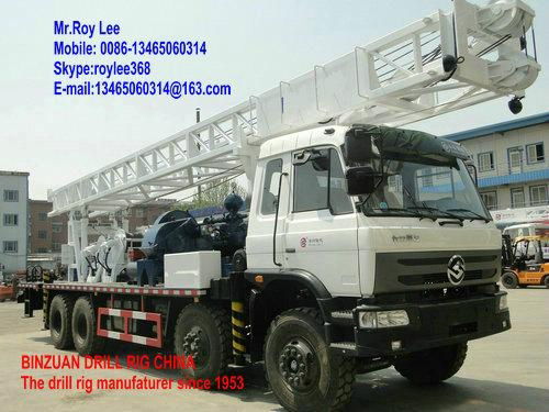 300-400m with diesel power water well drilling rig