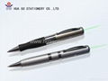 GL-257USB Rechargeable green laser pointer with ball pen 1