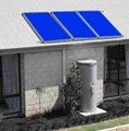 高效平板太陽能熱水工程 5