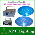 AC110-250V RG+Blue LED Grating Beam