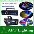 SD Card 1W RGB laser stage lighting 1