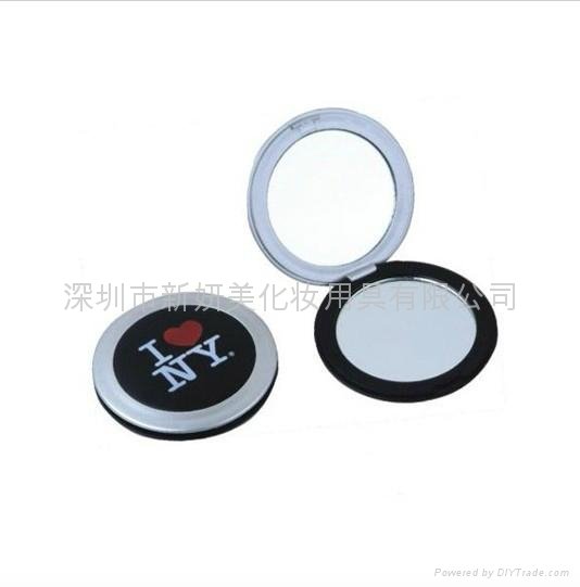 XINYANMEI Round Shape Makeup Compact Mirror  Can OEM/ODM 2