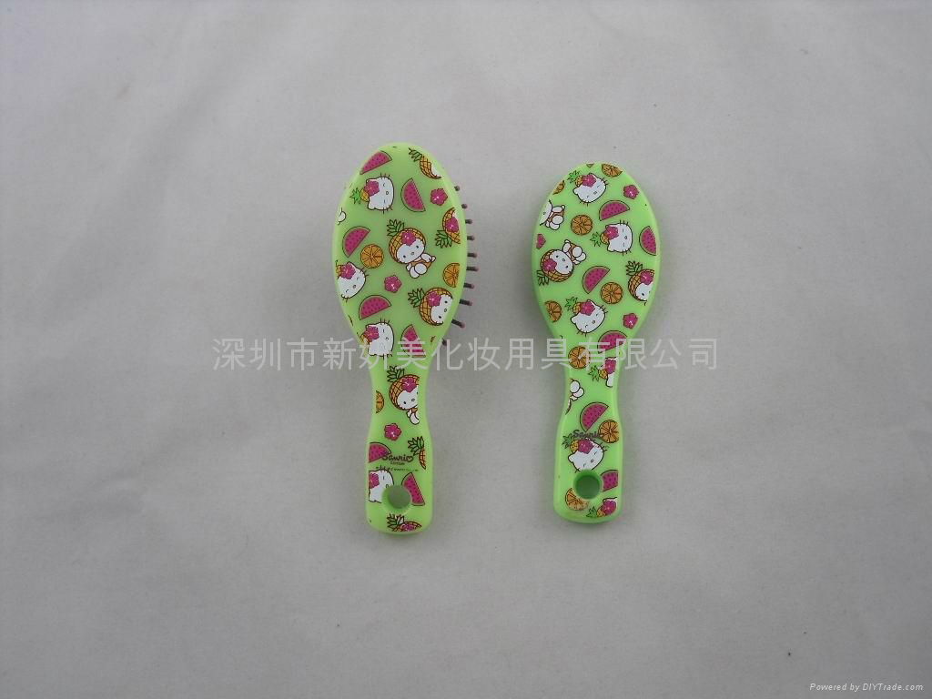 XINYANMEI Cosmetic cute Hair Comb Cosmetic comb Children comb mirror set Can OEM 5