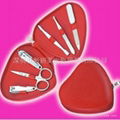 XINYANMEI Supply Heart Shape 6PCS Manicure Set  2