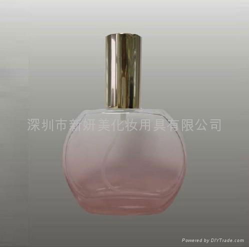 XINYANMEI Supply 50ml Colored Glass Perfume Bottle 2