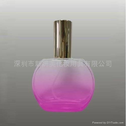 XINYANMEI Supply 50ml Colored Glass Perfume Bottle 3