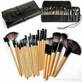 Makeup Brush Set A portable Horsehair Brush Set 24 Sets Of Cosmetic Brush Sets 3