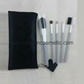 Factory OEM Portable 5 Pieces Of Equipment Wool High-grade Cosmetic Brush Sets 3