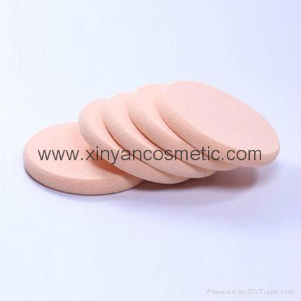 XINYANMEI Supply Cosmetic plush puff  Wet sponge Can OEM/ODM 4