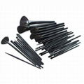 Manufacturer OEM Full set of professional tools 32 makeup brush black