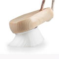 Manufacturer supply Wooden / bamboo / plastic handle Comma cleansing brush