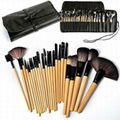 Makeup Brush Set A portable Horsehair Brush Set 24 Sets Of Cosmetic Brush Sets 2