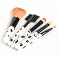 Factory OEM Portable 5 Pieces Of Equipment Wool High-grade Cosmetic Brush Sets