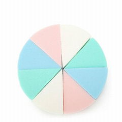 XINYANMEI Supply lovely multi colour cosmetic puff Can OEM/ODM