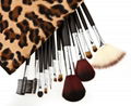 hot sale fashion Leopard 12PCS makeup brush set cosmetic brush  set 