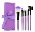 XINYANMEI Manufactury Supply Purple Makeup Brush Set 
