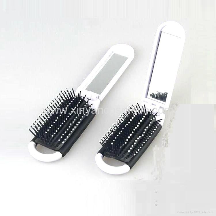 hot sale cute Hair Comb Cosmetic comb  Gift comb mirror set 2
