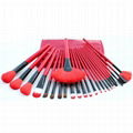 Manufactury Supply Professional 24piece Cosmetics Brush Set makeup brush tools 1