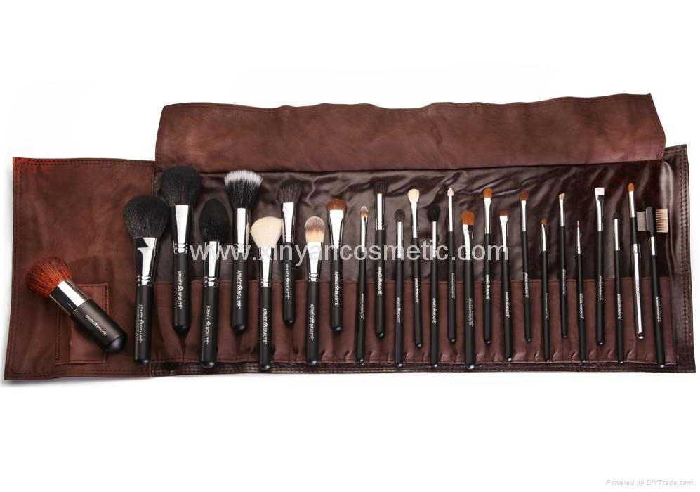 26Piece Makeup Brush Set for Artist Goat hair brush kit 3