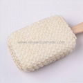 Sponge Loofah Bath Tool Linen Bath Sponge Bath Towel Spa Tools 5