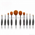 2016 New Pattern Oval 10 Toothbrush Type Cosmetic Brush Suit