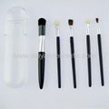Manufactor OEM Five pack portable Makeup Brush Set