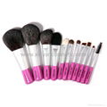 Manufacturer OEM A variety of colors Mini portable Cosmetic brush sets 1