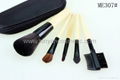 Factory OEM Portable 5 Pieces Of Equipment Wool High-grade Cosmetic Brush Sets 5