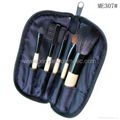 Factory OEM Portable 5 Pieces Of Equipment Wool High-grade Cosmetic Brush Sets 9