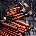 Manufactury Supply Pro12PCS Goat hair sable hair Makeup Brush Set  Can OEM/ODM