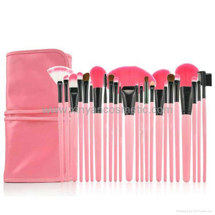 Makeup Brush Set A portable Horsehair Brush Set 24 Sets Of Cosmetic Brush Sets 4