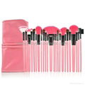 Makeup Brush Set A portable Horsehair Brush Set 24 Sets Of Cosmetic Brush Sets