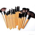 Makeup Brush Set A portable Horsehair Brush Set 24 Sets Of Cosmetic Brush Sets 7