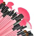 Makeup Brush Set A portable Horsehair Brush Set 24 Sets Of Cosmetic Brush Sets 11