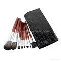 Manufactury Supply Travel Cosmetic Brush Set -10pcs Can OEM/ODM