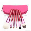 Manufacturer OEM Portable 6 cosmetic brush package set Gift multifunctional sets