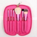Manufacturer OEM Portable 6 cosmetic brush package set Gift multifunctional sets