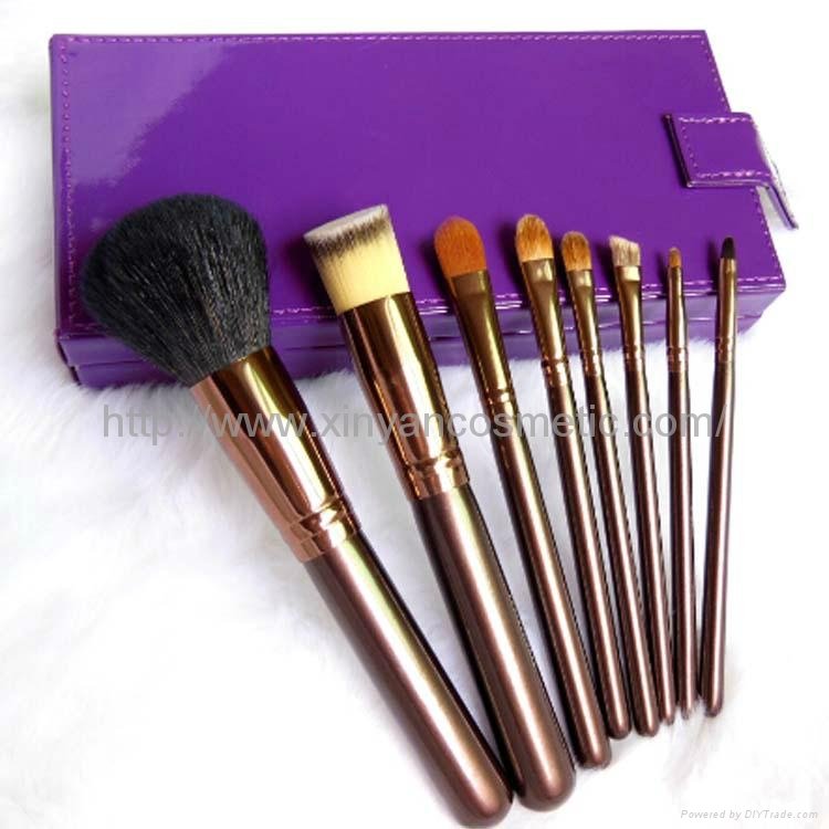 Manufacturer OEM 8 mink brush brush set professional gift boxed makeup tools