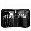 Manufacturer OEM/ODM animal hair full set of 29 professional cosmetic brush sets 3