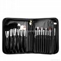 Manufacturer OEM/ODM animal hair full set of 29 professional cosmetic brush sets