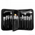 Manufacturer OEM/ODM animal hair full set of 29 professional cosmetic brush sets 4