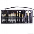 Manufacturer OEM/ODM 18 animal hair professional makeup brush set 1