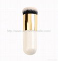 OEM Aluminum tube Flat Wet and dry powder makeup brush Small fat makeup brush 1