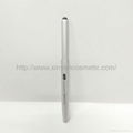 Manufacturer supply Portable money Metallic silver Retractable Lip Brush Makeup 