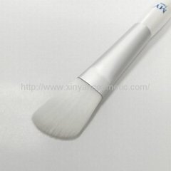 廠家供應白色木柄面膜刷 DIY面膜工具 美容化妝掃工具