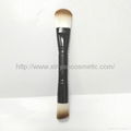 Manufacturer supply Black double face mask Brush cleansing Brush beauty brush