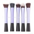 Manufacturer supply 8pieces Per Set Cosmetic Brush Tool With PU Bag Makeup Kit 4
