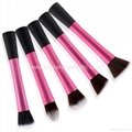 Manufacturer supply 8pieces Per Set Cosmetic Brush Tool With PU Bag Makeup Kit 5
